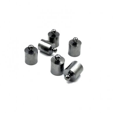 6x10mm juodintos sp. kepurėlės, 18vnt. 6x10mm juodintos sp. kepurėlės, 18vnt.