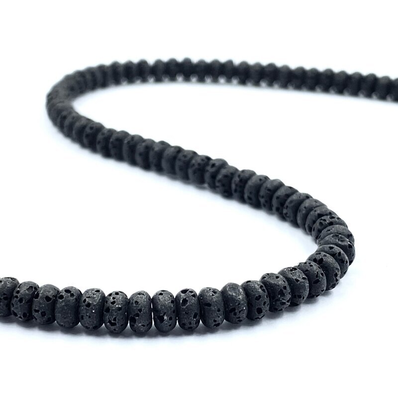 4x2mm juodos sp. lava, disko formos, 40cm juosta 4x2mm juodos sp. lava, disko formos, 40cm juosta