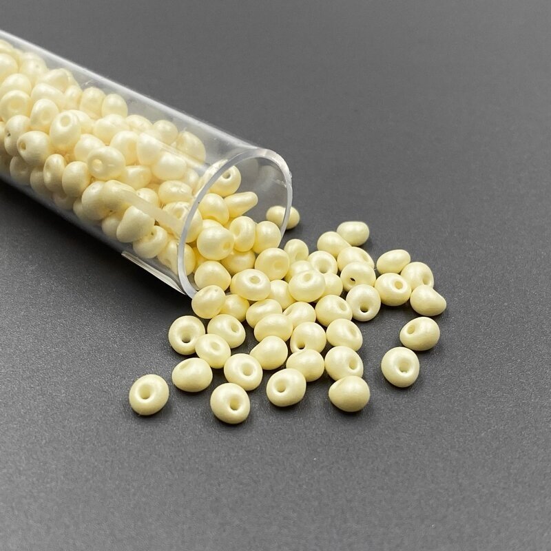 4x5mm geltonos sp. biserio karoliukai, ±13g