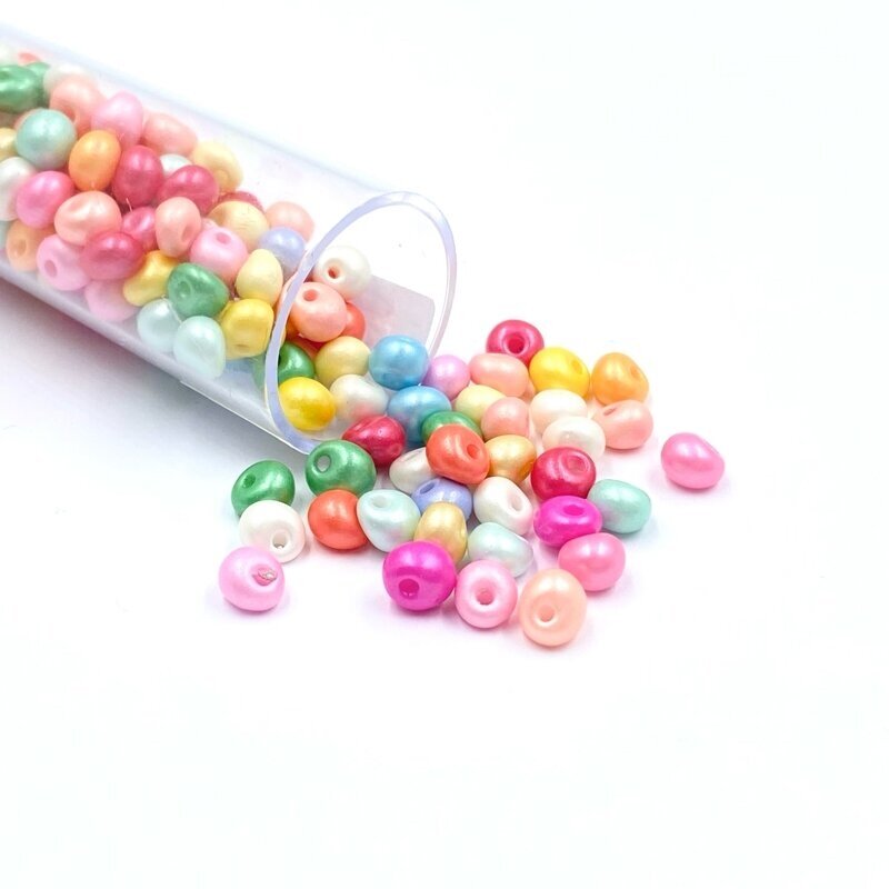 4x5mm mix sp. biserio karoliukai, ±13g