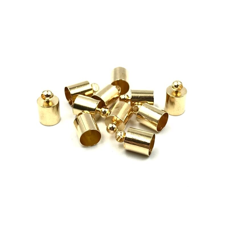 4x9mm rausvo aukso sp. kepurėlės, 25vnt.