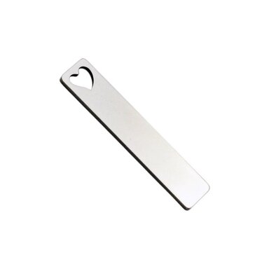 50x10mm nikelio sp. nerūdijančio plieno pakabukas, 1vnt.