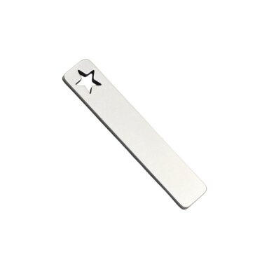 50x10mm nikelio sp. nerūdijančio plieno pakabukas, 1vnt.