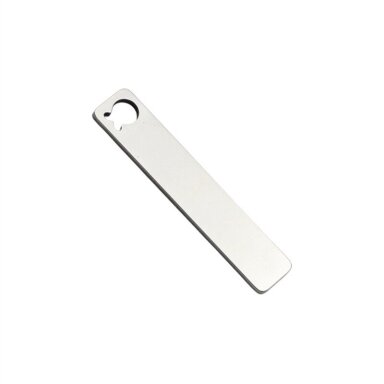 50x10mm nikelio sp. nerūdijančio plieno pakabukas, 1vnt.