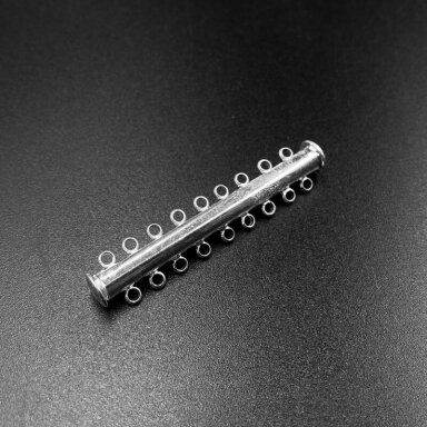 50x10mm sidabro sp. magnetinis užsegimas 9 kilputėmis, 1vnt 50x10mm sidabro sp. magnetinis užsegimas 9 kilputėmis, 1vnt