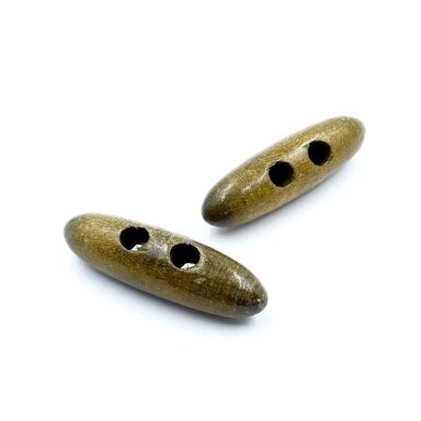 50x14mm rudos sp. medinė saga, 2vnt.
