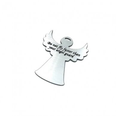 50x47mm sidabro sp. plastiko pakabukas angelas, 1vnt. 50x47mm sidabro sp. plastiko pakabukas angelas, 1vnt.