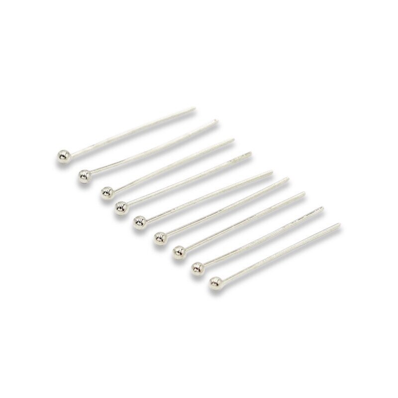 50mm platinos sp. nerūdijančio plieno vinukai su burbuliuku, 10vnt.
