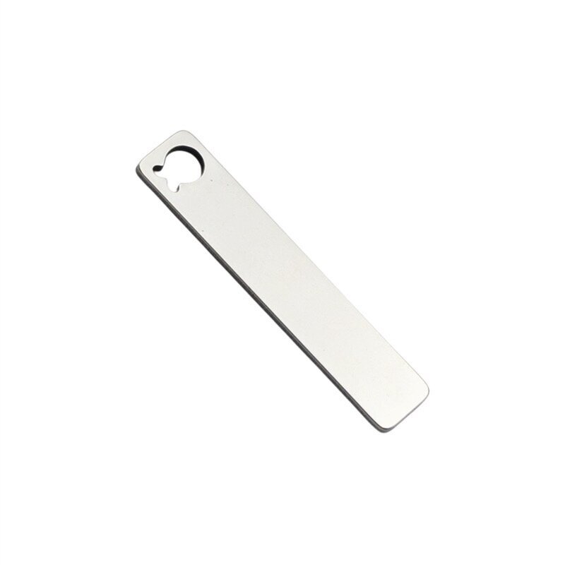 50x10mm nikelio sp. nerūdijančio plieno pakabukas, 1vnt.