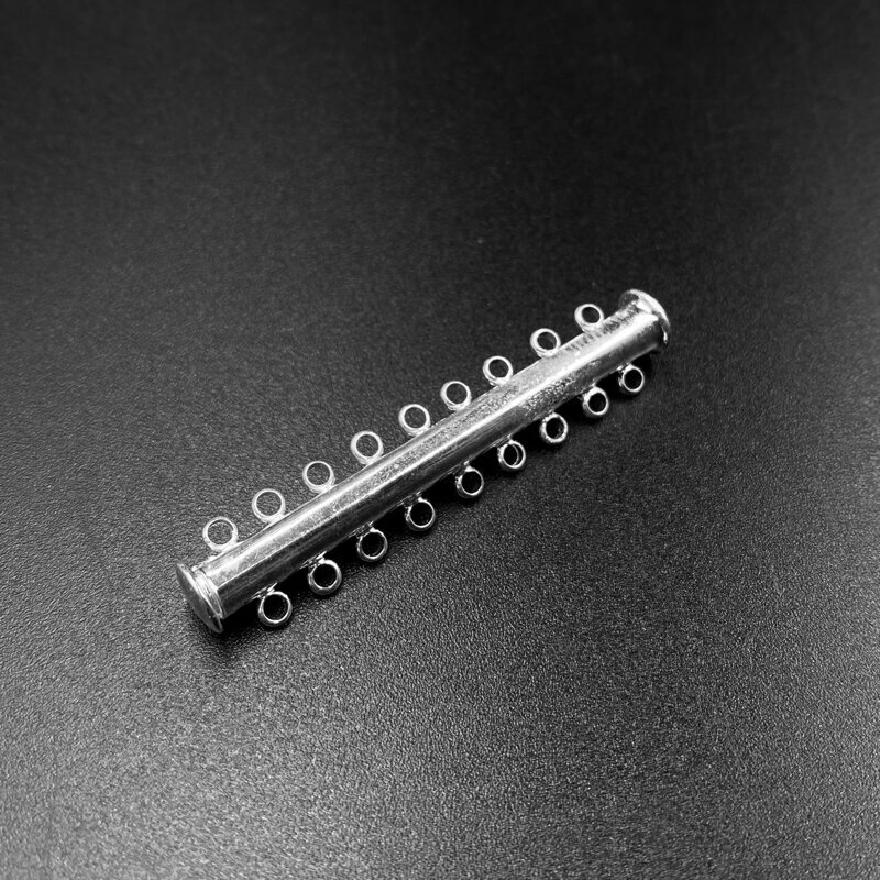 50x10mm sidabro sp. magnetinis užsegimas 9 kilputėmis, 1vnt