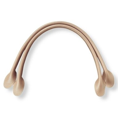 51cm kreminės sp. ECO odos rankenos rankinėms, 1vnt. 51cm kreminės sp. ECO odos rankenos rankinėms, 1vnt.