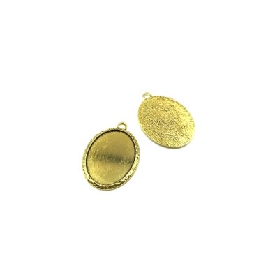51x35mm aukso sp. rėmelis 39,7x29,8mm kabošonui, 2vnt.