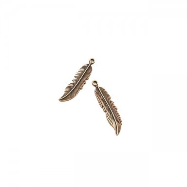 45x11mm vario sp. pakabukas plunksna, 6vnt.