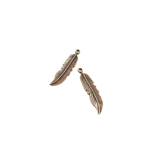 45x11mm vario sp. pakabukas plunksna, 6vnt.