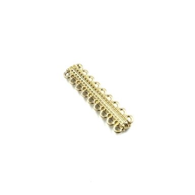 55x15mm aukso sp. magnetinis užsegimas 9 kilputėmis, 1vnt.