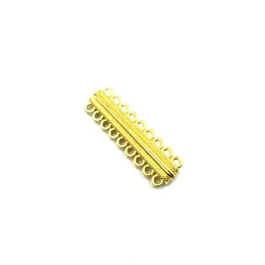55x17mm aukso sp. magnetinis užsegimas 9 kilputėmis, 1vnt.