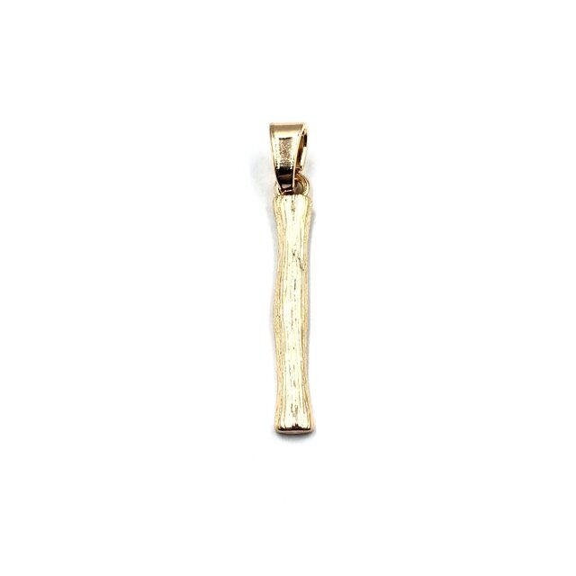 56x8mm rausvo aukso sp. nerūdijančio plieno pakabukas I raidė, 1vnt. 56x8mm rausvo aukso sp. nerūdijančio plieno pakabukas I raidė, 1vnt.