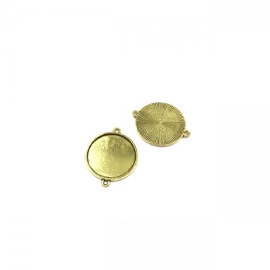 34x28mm aukso sp. rėmelis 25,1mm kabošonui, 5vnt.