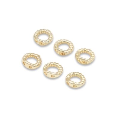 5mm 14k aukso sp. nerūdijančio plieno užbaigimo detalės, 4vnt. 5mm 14k aukso sp. nerūdijančio plieno užbaigimo detalės, 4vnt.