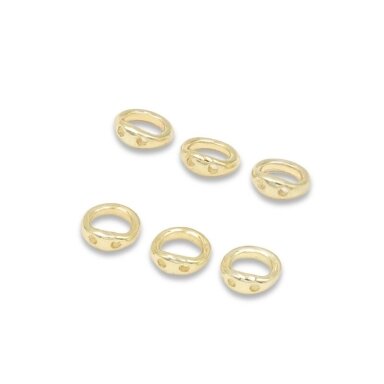5mm 14k aukso sp. nerūdijančio plieno užbaigimo detalės, 4vnt. 5mm 14k aukso sp. nerūdijančio plieno užbaigimo detalės, 4vnt.