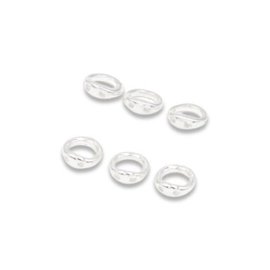 5mm sidabro sp. nerūdijančio plieno užbaigimo detalės, 4vnt. 5mm sidabro sp. nerūdijančio plieno užbaigimo detalės, 4vnt.