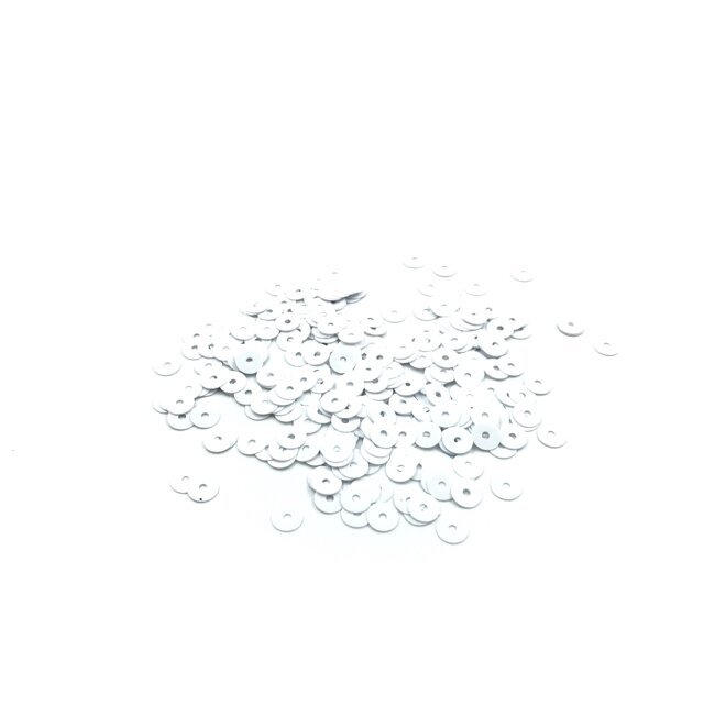 5mm baltos sp. žvyneliai, 5g