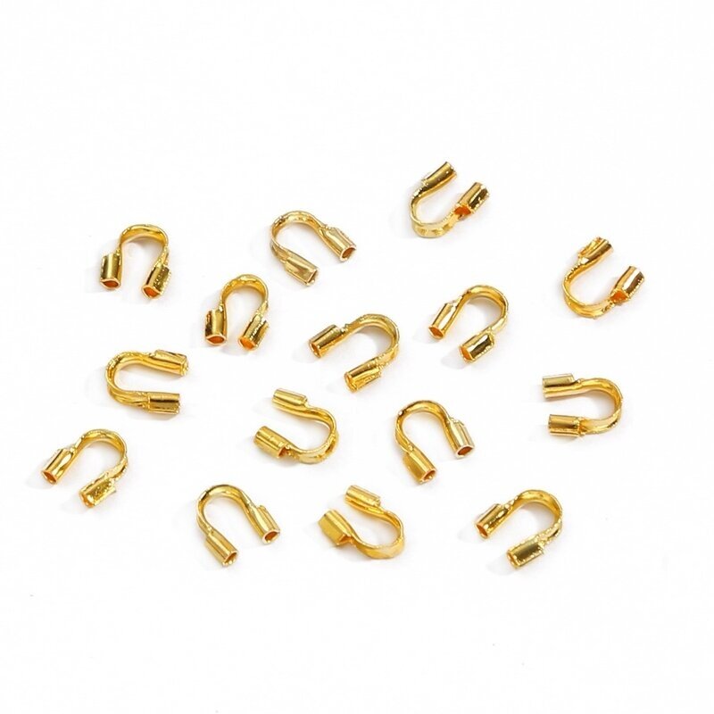 5mm aukso sp. troselio apsauga "pasagėlės", 50vnt.