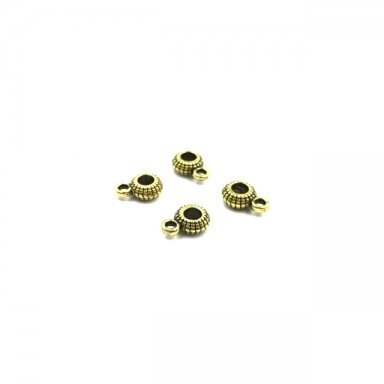 3x10mm aukso sp. pakabukų laikikliai, 33vnt.