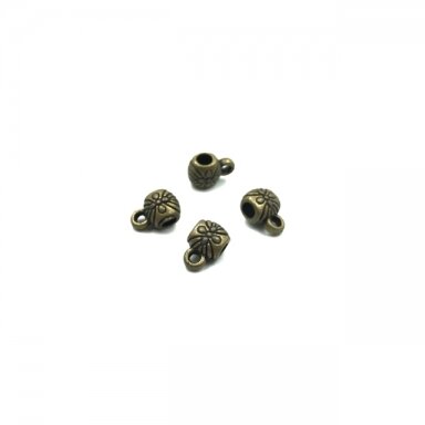 6x9mm žalvario sp. pakabukų laikikliai, 30vnt.