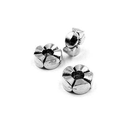 5x12mm sidabro sp. intarpai, 7vnt.