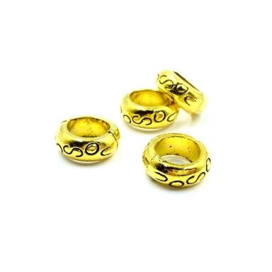 5x13mm aukso sp. intarpai, 13vnt.