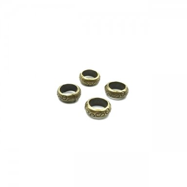 5x13mm žalvario sp. intarpai, 13vnt.