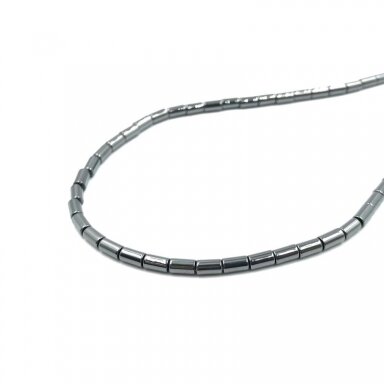 5x3mm ritinio formos hematitas, 40cm 5x3mm ritinio formos hematitas, 40cm