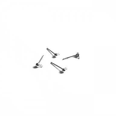 5x3mm sidabro sp. auskarų įvėrimai, 8vnt.