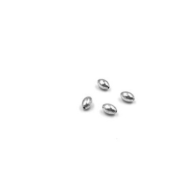5x3mm sidabro sp. intarpai, 100vnt.