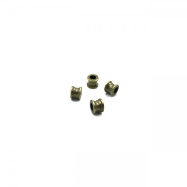 5x6mm žalvario sp. intarpai, 44vnt.