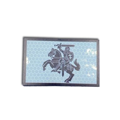 5x8cm prisiuvamas antsiuvas "Vytis" su velcro juosta, 1vnt. 5x8cm prisiuvamas antsiuvas "Vytis" su velcro juosta, 1vnt.