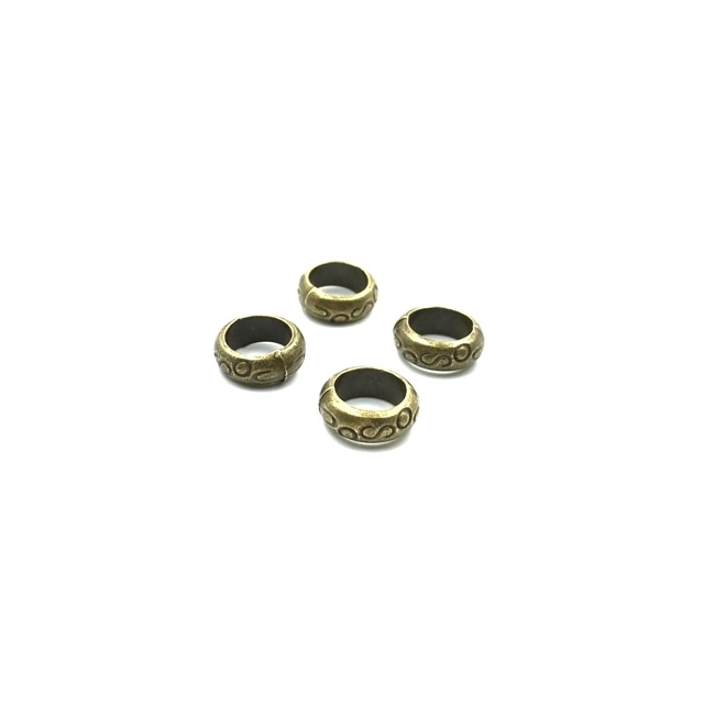 5x13mm žalvario sp. intarpai, 13vnt.