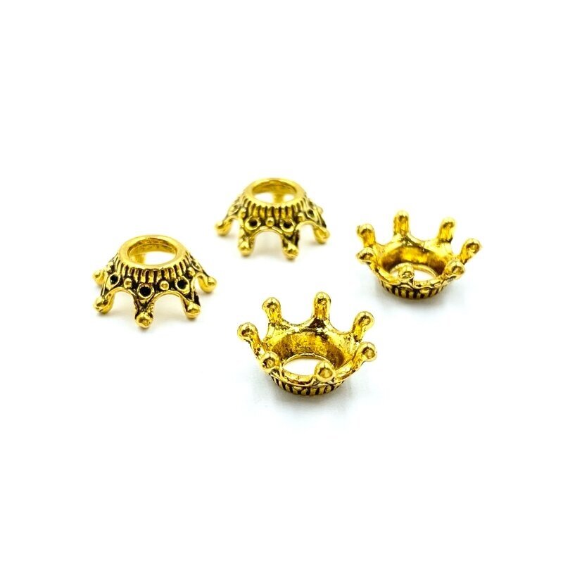 5x13mm aukso sp. intarpai, 20vnt