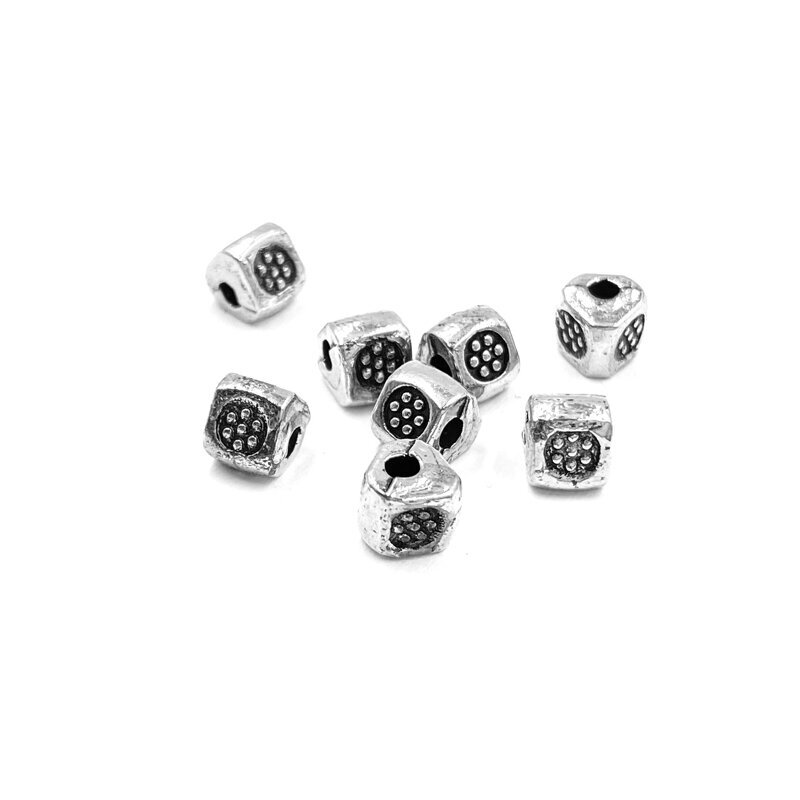 5x5mm sidabro sp. intarpai, 40vnt.