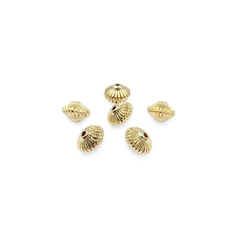 5x7mm 14k aukso sp. nerūdijančio plieno intarpas, 6vnt. 5x7mm 14k aukso sp. nerūdijančio plieno intarpas, 6vnt.