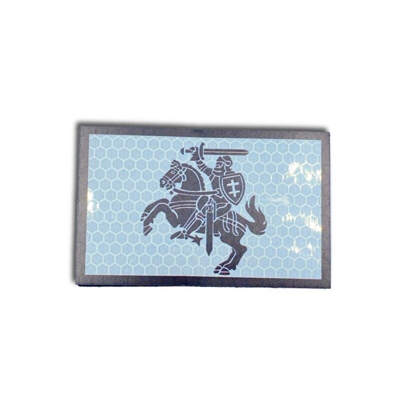 5x8cm prisiuvamas antsiuvas "Vytis" su velcro juosta, 1vnt. 5x8cm prisiuvamas antsiuvas "Vytis" su velcro juosta, 1vnt.