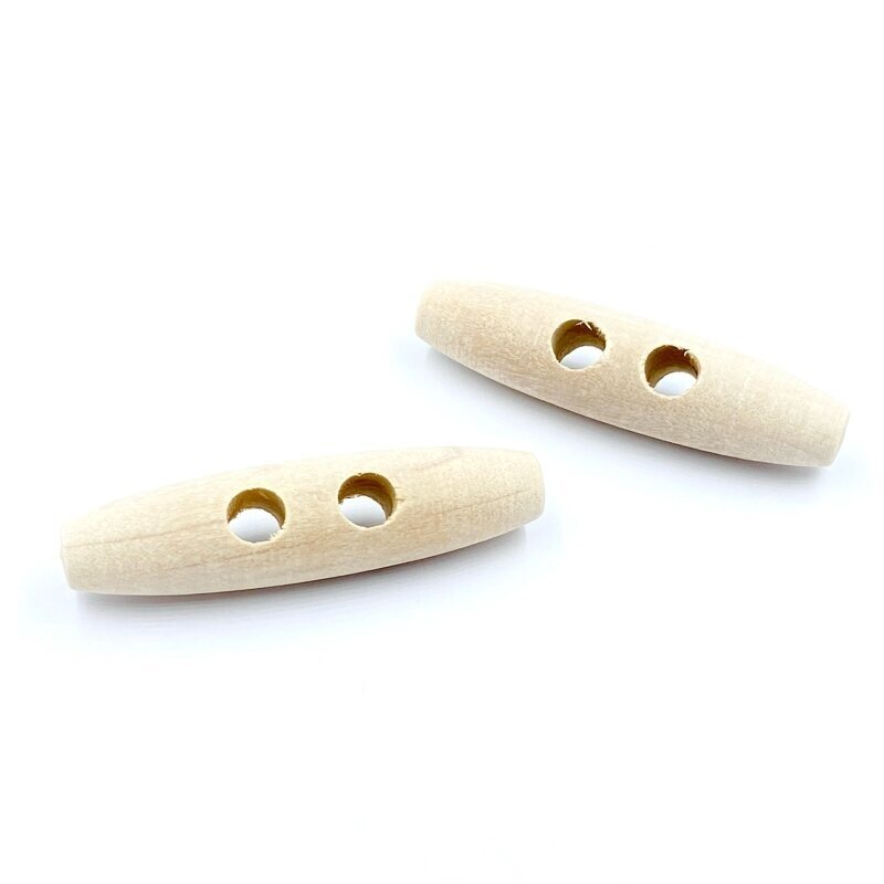 60x15mm šviesios rudos sp. medinė saga, 2vnt.