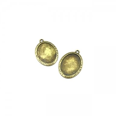 40x28mm žalvario sp. rėmelis 29,8x22mm kabošonui, 2vnt. 40x28mm žalvario sp. rėmelis 29,8x22mm kabošonui, 2vnt.