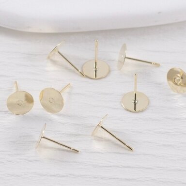 10mm 14k aukso sp. nerūdijančio plieno auskarų įvėrimai, 4vnt. 10mm 14k aukso sp. nerūdijančio plieno auskarų įvėrimai, 4vnt.
