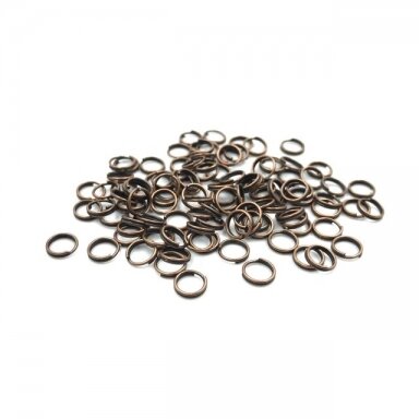6mm dvigubi vario sp. žiedeliai, 10g 6mm dvigubi vario sp. žiedeliai, 10g