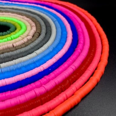 6mm polimerinio molio karoliukai, mix spalvos, 5 juostų mix 6mm polimerinio molio karoliukai, mix spalvos, 5 juostų mix