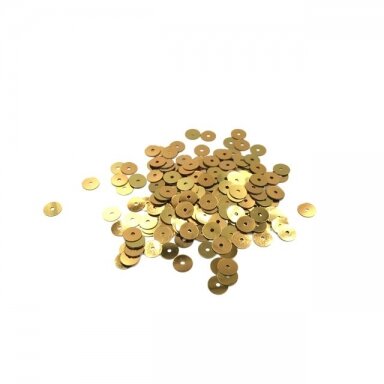 6mm sendinto aukso sp. žvyneliai, 5g