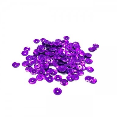 6mm violetinės sp. žvyneliai, 5g