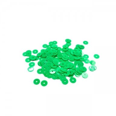 6mm žalios sp. žvyneliai, 5g